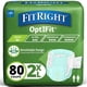 thumbnail image 1 of Pañales para adultos FitRight OptiFit extra pesados, 2XL, 60-70 pulgadas, 80 unidades, 1 of 8