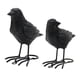 thumbnail image 3 of Estatuas De Cuervo De Resina De 2 Piezas, Simulación De Pájaro Falso Para Terraza, Patio, Lugares Escénicos, 3 of 5