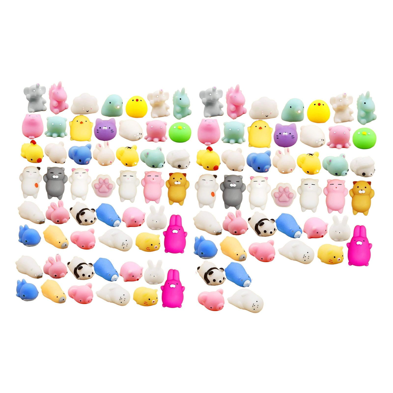 Magideal - 100 Juguetes Antiestrés Suaves Y Sensoriales Para Rellenar Bolsas De Regalo Para Niños