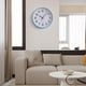 thumbnail image 4 of Reloj de pared analógico silencioso azul de 36 cm – CLOCKSWISE, 4 of 8