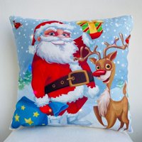 Todo Hogar Santiago De Chile - Pack De 2 Fundas De Cojines Navideños Con Luces Led - 06