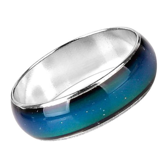 Anillo De Humor Sensación De Emoción Anillo Que Cambia De Color Mujeres Hombres Tama?o Del Anillo 5 15,7 Mm