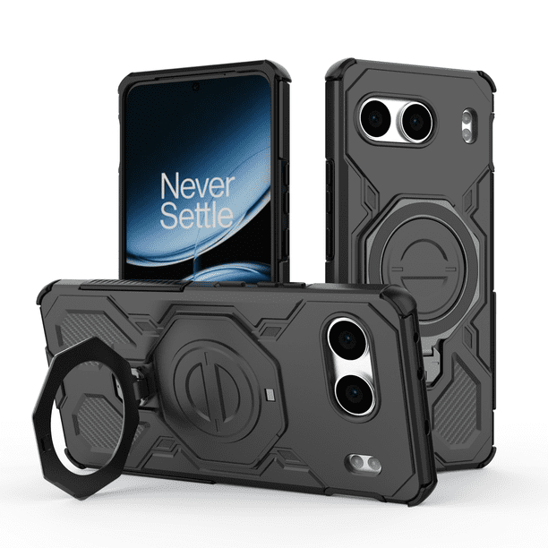 Funda FOXDOCK para OnePlus Nord 4 5G , magnética, ligera, soporte 360°, antigolpes