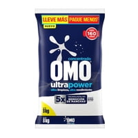 Detergente En Polvo Omo Ultra Power 8 Kg