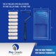 thumbnail image 2 of Paint Roller Tool Kit Pro Grade de 10 piezas con minirbandeja, 2 of 6