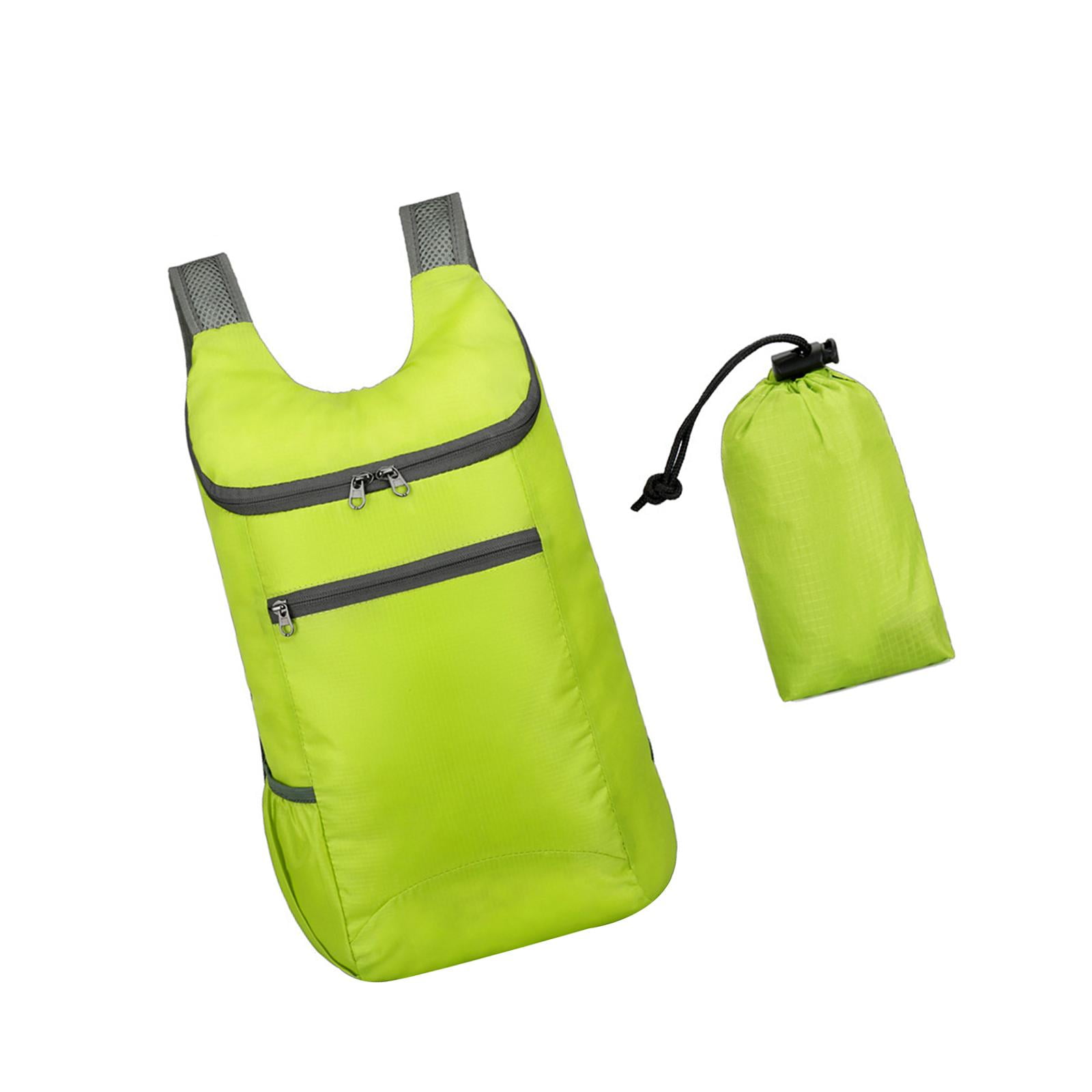 Magideal - Mochila De Senderismo Mochila Ligera Y Plegable Transpirable Mujeres Hombres Resistente Al Desgaste Plegable Gran Capacidad Mochila Al Aire Libre Para , Verde