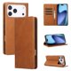 thumbnail image 1 of Funda Cartera para iPhone 17 Pro Max con Ranuras Tarjetas y Soporte - Protección Completa Marrón, 1 of 5