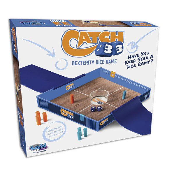 Juego de mesa Buddypalgames Catch 33 – Dados y rampa