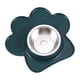 thumbnail image 2 of Tazón Para Perros Y Gatos Contenedor De Comida Gatito Tazón De Agua Plato De Comida Para Mascotas Estable Tazón Para Perros Verde, 2 of 5