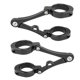 thumbnail image 1 of 2x Abrazadera De Montaje De Soporte De Faro De Motocicleta 39-41 Mm Universal Negro, 1 of 5