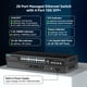 thumbnail image 2 of Conmutador Ethernet gestionado YuanLey de 28 puertos Gigabit con 24 RJ45, 2 of 7