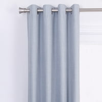 Mashini - Cortina Blackout 140X220 Canvas Celeste