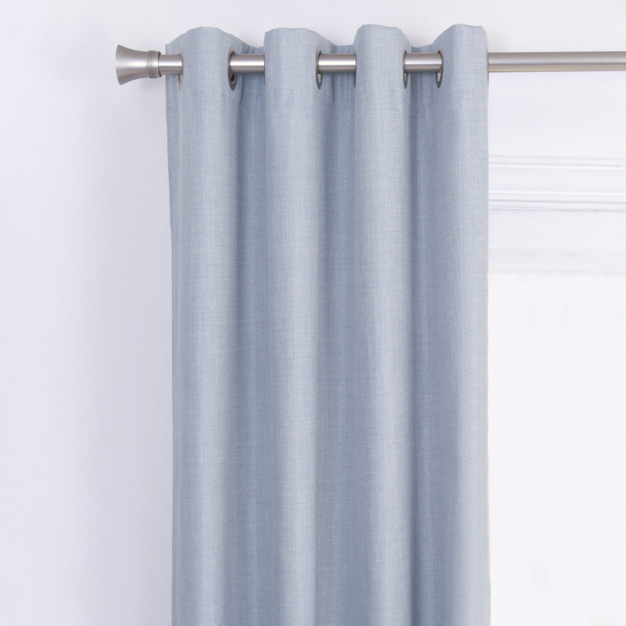 Mashini - Cortina Blackout 140x220 Canvas Celeste