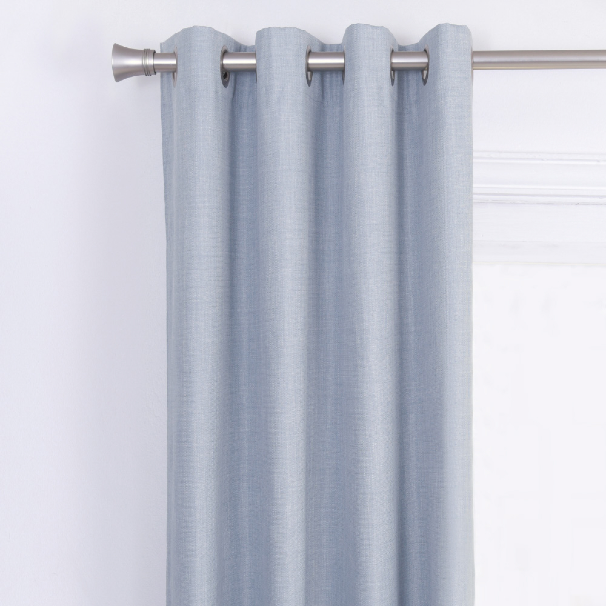 Mashini - Cortina Blackout 140X220 Canvas Celeste