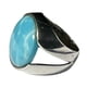 thumbnail image 2 of Anillo plata 925 y Howlita calipso; talla  7 1/2 USA - talla 16 española, 2 of 3
