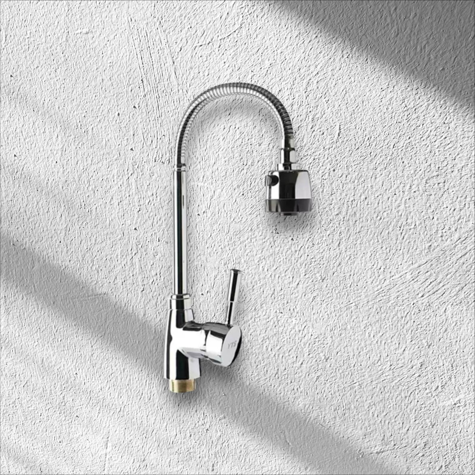 Alday - Monomando Para Cocina Flexible Acero Inoxidable