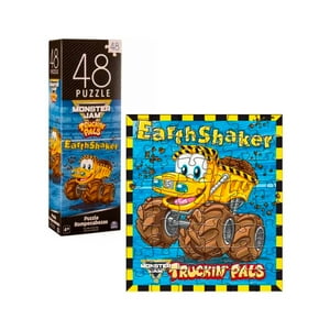 Hb Importaciones - Rompecabezas ""Earthshaker"" De 48 Piezas- Truckin Pals
