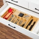 thumbnail image 3 of Soporte para utensilios de cocina VaeFae, extra grande, de bambú, ampliable, 3 of 6
