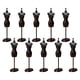 thumbnail image 5 of 10 Piezas 1:6 Casa De Muñecas Miniatura Soporte De Maniquí Para Coser Joyería Exhibición Negro, 5 of 5