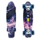 thumbnail image 2 of Monopatín Meketec Mini Cruiser Retro Starry de 22 pulgadas, color morado, 2 of 4