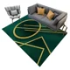thumbnail image 3 of Alfombra 160x200 Moderna Elegante Decorativa Wym Círculo Verde Oscuro, 3 of 3