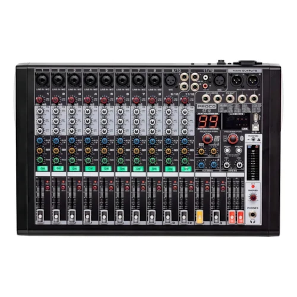 Mixer Análogo 12 Canales Proco St12