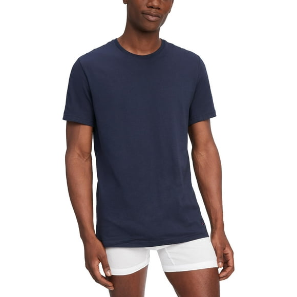 Camiseta interior Tommy Hilfiger Cotton Classics con cuello redondo, paquete de 3