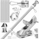 thumbnail image 1 of Kit de asta para bandera Anovo de acero inoxidable de 183 cm con anillos giratorios 360°, 1 of 7