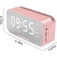 thumbnail image 5 of Radio Reloj Recargable Bluetooth Alarma Radio rosa, 5 of 6