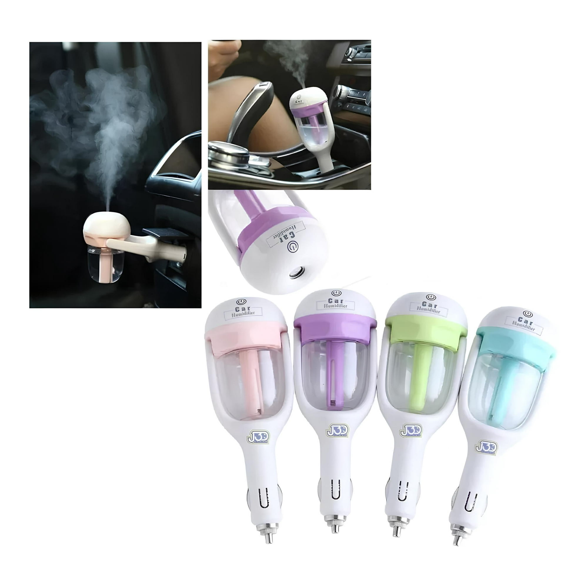 Master Prox - Humidificador Para Auto Difusor Purificador Aromatiza Aire Rosado