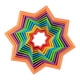thumbnail image 5 of Novedad Estrella Juguetes Sensoriales Recuerdo De Fiesta Juguete De Aprendizaje Para Amigos Adultos Arco Iris Rojo, 5 of 5