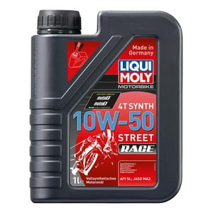 Aceite Moto 10W 50 Liqui Moly Full Sintetico 4T 1L Rojo