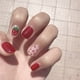 thumbnail image 2 of 24 pcs/box Cute Red Pink Strawberry Short Press On Nails - Glossy Full Cover Artificial Nail for Women and Girls - Easy to Apply and Remove - Perfect for Manicures and Parties, 2 of 3