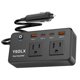 thumbnail image 1 of Inversor de corriente para coche YSOLX 300 W 12 V DC a 110 V AC con USB-C/A, 1 of 7