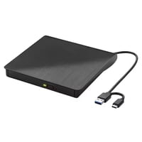 Genérico - Reproductor Y Grabador Dvd Externo Ultra Delgado Usb-C Y Usb 3.0