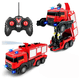 thumbnail image 1 of Auto A Control Remoto Belug Transformer Bombero Lanza Agua 828-5 C Rojo, 1 of 5