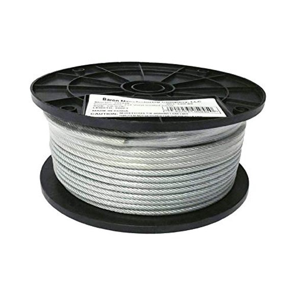 Cable Baron MFG GLV VNYL-CTD de 3,2 mm x 76,2 m