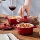 thumbnail image 5 of Cazuela Lareina 355 ml Roja con Tapa – Juego de 4, 5 of 9