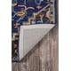 thumbnail image 5 of Area Rug Momeni Ibiza de lana azul marino, 60 cm x 90 cm, tejida a mano, 5 of 5