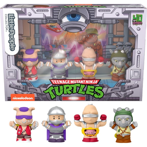 Set de figuras coleccionables Little People COLLECTOR – Villanos de TMNT