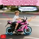thumbnail image 4 of Moto Electrico Para Niños Niñas 6v Con 4 Ruedas Luz Música Rosa, 4 of 9