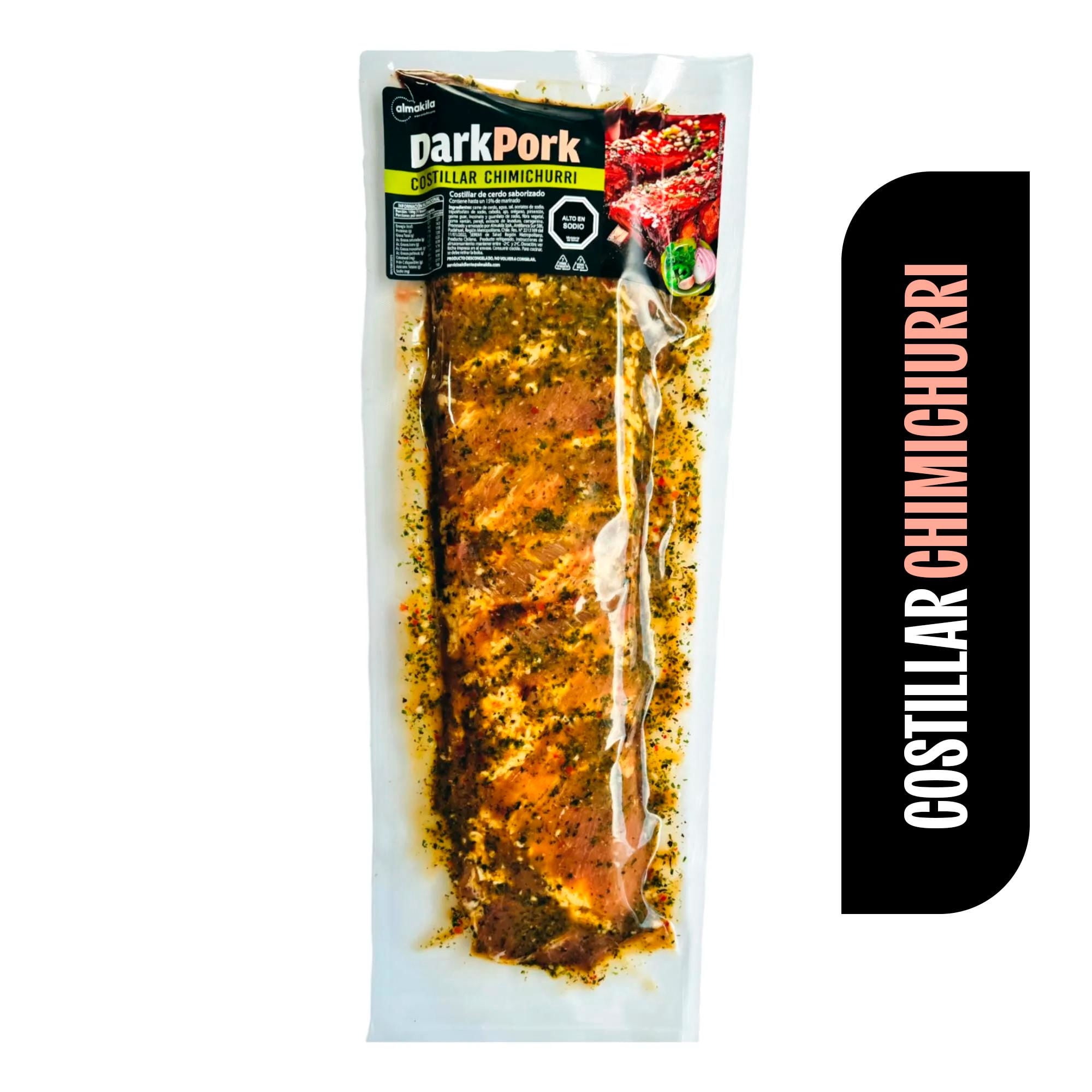 Costillar De Cerdo Chimichurri 1,3 kg Dark Pork