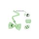 thumbnail image 3 of INSPIRE CHIC Pajaritas Preanudadas de Lunares para Hombre para Bodas y Fiestas Verde Claro Talla Única, 3 of 5