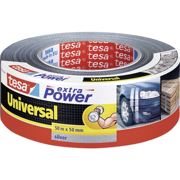 Cinta Adhesiva Multiuso Gris 25mt X 50mm Extra Power Tesa