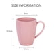 thumbnail image 4 of Vaso de paja de trigo de 500 ml, de plástico, para té, café y agua, con asa, ideal para el baño (rosa), 4 of 5