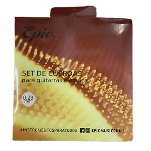 Set De Cuerdas Para Guitarra Eléctrica Epic Regular 0.23Mm
