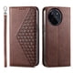 thumbnail image 2 of Funda Flip FOXDOCK para Realme 11 4G , Estilo Billetera con Diseño Rombo, Correa de Mano y Soporte, Uso Diario, 2 of 6