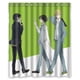 thumbnail image 1 of Cortina de ducha DuRaRaRa!!DRRR, juego de cortinas de baño con ganchos, tamaño 60 x 72 pulgadas, 1 of 3