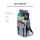 thumbnail image 3 of Mochila tomtoc Flap Vintage resistente al agua de 22 L, 3 of 9