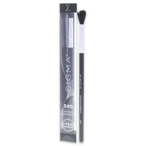 Sigma - Brocha Para Difuminar Cónica - E40 Negro-Cromo De Para Mujer - 1 Ud.